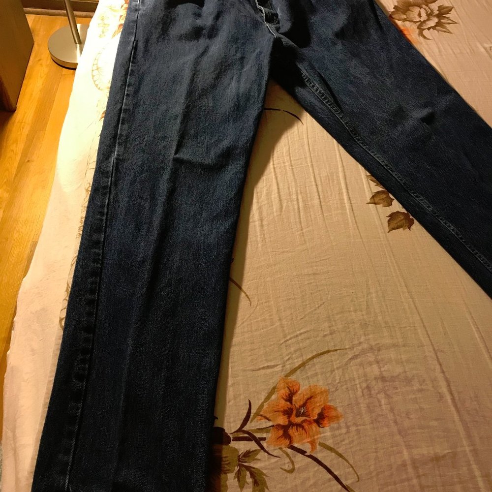 Kirkland Straight Leg Cotton Jeans Men 36x34 Blue